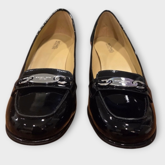 Michael Kors Lainey Mid Dress Loafer – Patent Black, Size 9 - Picture 3 of 13